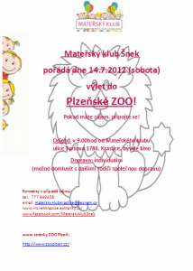 Pojeďte s námi do Plzeňské ZOO dne 14.7.2012